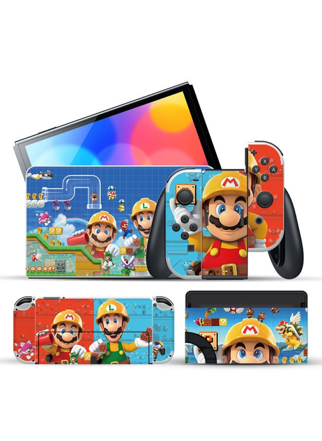 Generic Nintendo Switch OLED Stickers NS Stickers Switch Pain Stickers Anti-scratch Good-looking Switch Oled Color Stickers-Color:AL-SO-065-CX  - Image 1