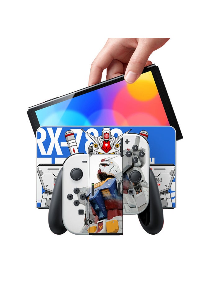 Generic Nintendo Switch OLED Stickers NS Stickers Switch Pain Stickers Anti-scratch Good-looking Switch Oled Color Stickers-Color:AL-SO-065-CX  - Image 3