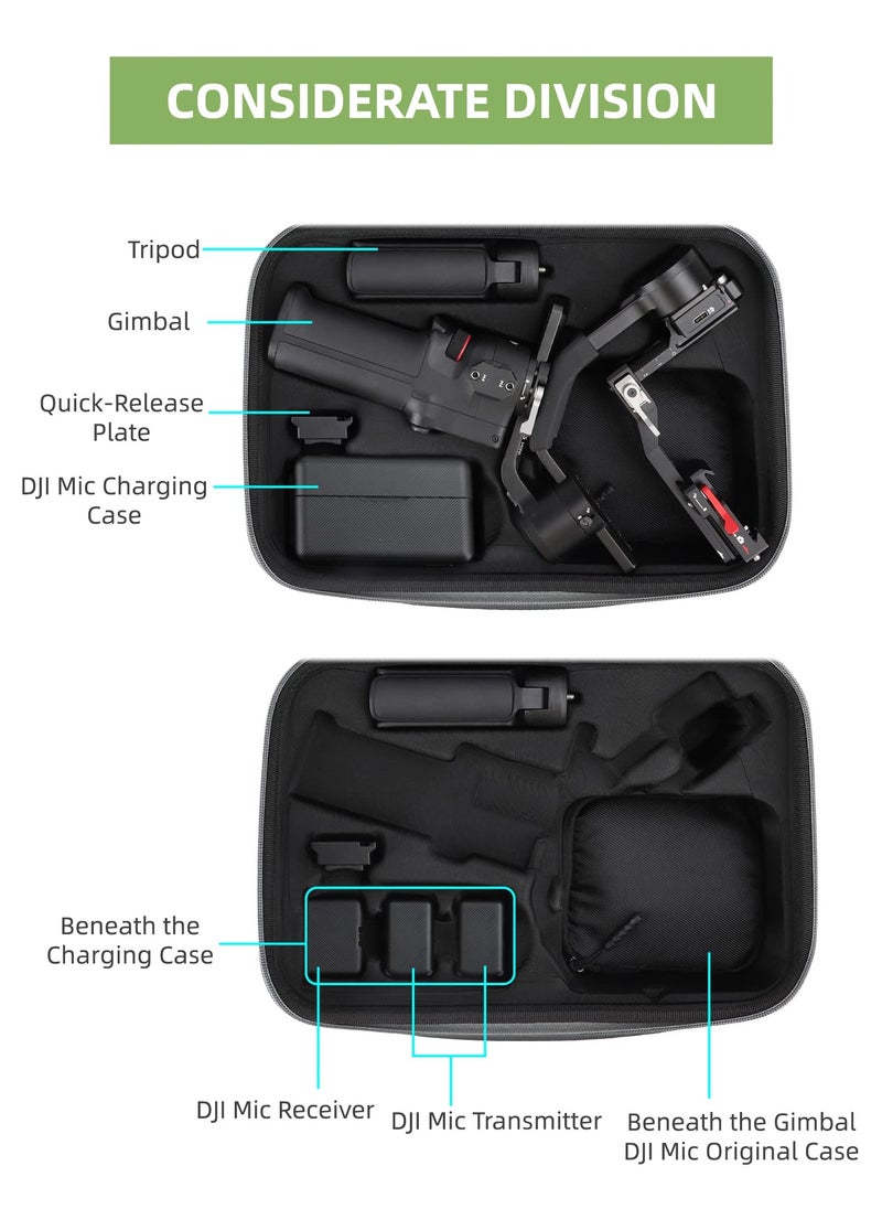 SYOSI - Handbag, Compatible with DJI RS 3 Mini Multifunctional Carrying Case, for DJI Ronin RS3 Mini Portable 3-Axis Gimbal Stabilizer Protection Accessories - Image 1