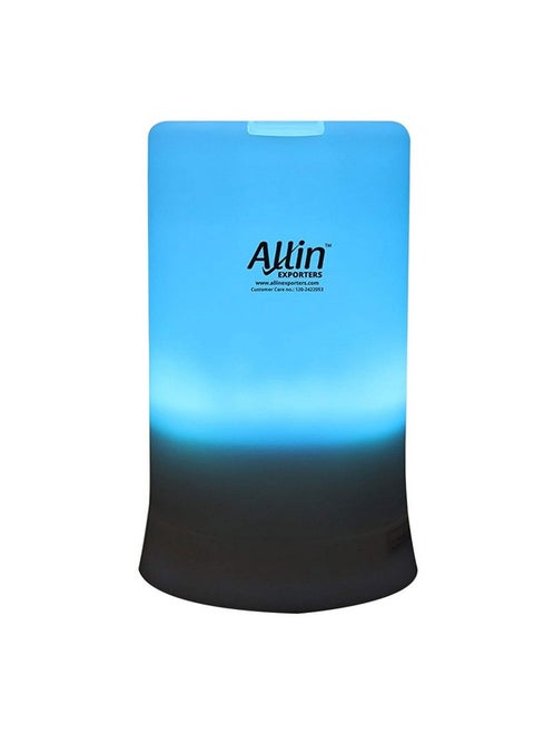 Allin Exporters DT-2109 Aromatherapy Diffuser Essential Oil 4 in 1 to Purify, Ionize, Humidify & Spread Aroma Ultrasonic Humidifier with Timer Cool Mist with 7 Color Changing LED Lights (100ml)