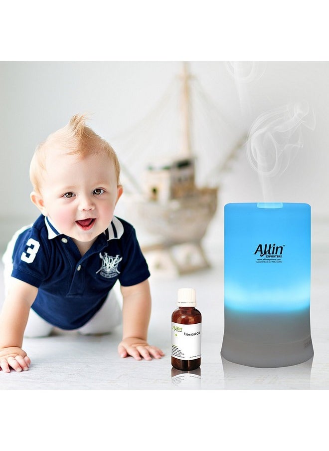 Allin Exporters - Allin Exporters DT-2109 Aromatherapy Diffuser Essential Oil 4 in 1 to Purify, Ionize, Humidify & Spread Aroma Ultrasonic Humidifier with Timer Cool Mist with 7 Color Changing LED Lights (100ml) - Image 1