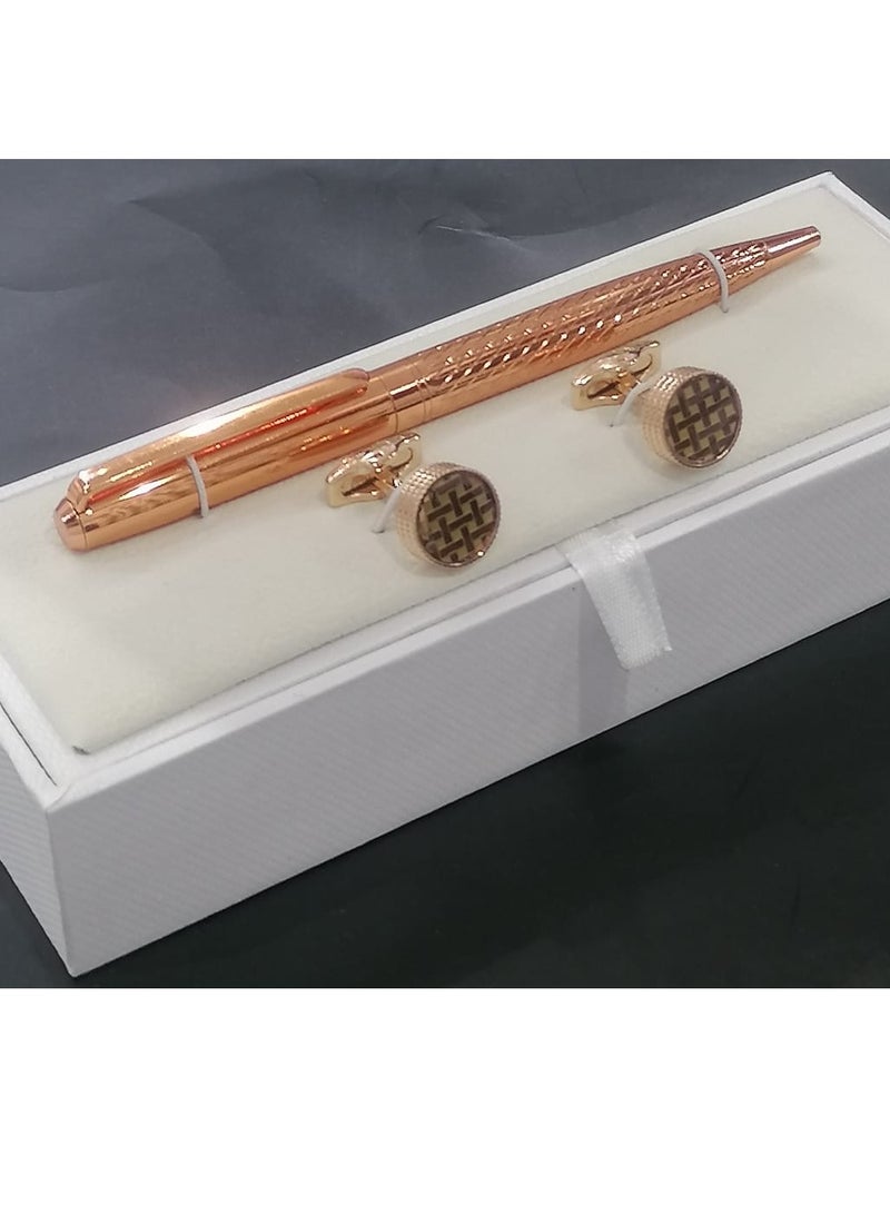 طقم قلم وكبك درجة اولى رجالي