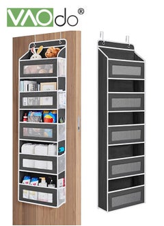 VAOdo 5 Shelf Over The Door Storage Organizer, RV Bathroom Organizer, Over The Door Organizer Camper Storage and Organization, Hanging Over Door Organizer for Camper, Bathroom, Bedroom, Closet, Cosmetics  - Image 1