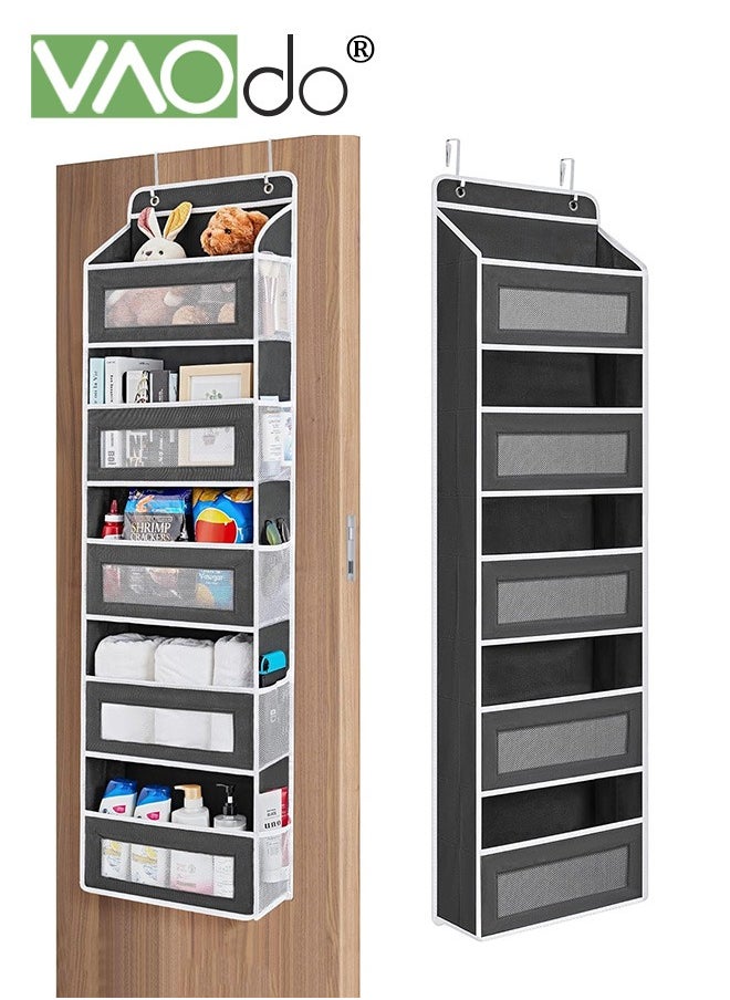 VAOdo 5 Shelf Over The Door Storage Organizer, RV Bathroom Organizer, Over The Door Organizer Camper Storage and Organization, Hanging Over Door Organizer for Camper, Bathroom, Bedroom, Closet, Cosmetics  - Image 1