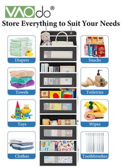 VAOdo 5 Shelf Over The Door Storage Organizer, RV Bathroom Organizer, Over The Door Organizer Camper Storage and Organization, Hanging Over Door Organizer for Camper, Bathroom, Bedroom, Closet, Cosmetics  - Image 2
