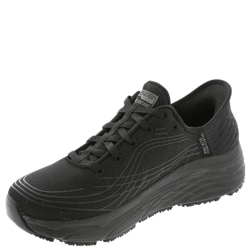 Skechers Max Cushioning Elire SR Eltra Hands Free Slip-ins Black - Image 5