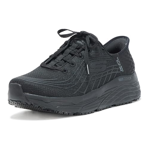 Skechers Max Cushioning Elire SR Eltra Hands Free Slip-ins Black - Image 1