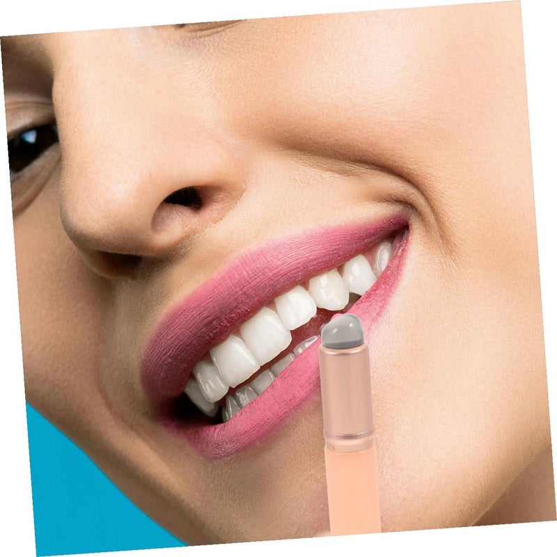 4pcs Silicone Lip Brush Set with Lid Lip Applicator and Concealer Pink round Head Makeup Brush and Cosmetic Use - Image 5