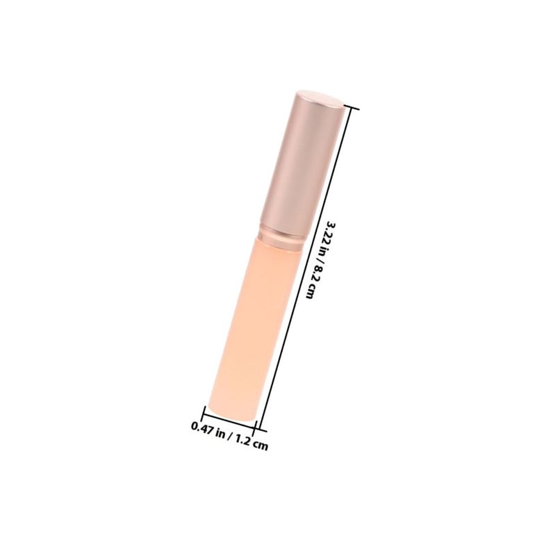 4pcs Silicone Lip Brush Set with Lid Lip Applicator and Concealer Pink round Head Makeup Brush and Cosmetic Use - Image 2