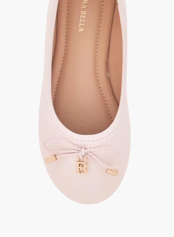 Flora Bella By Shoexpress Girls Bow Accent Ballerina Shoes