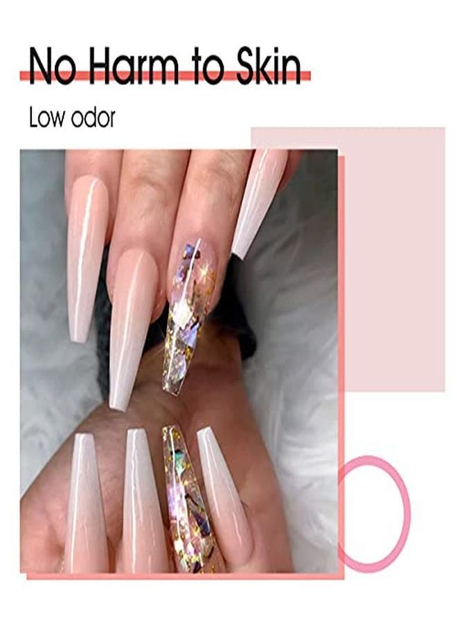 Rosalind - 60Ml Soft Pink Poly Extension Gel Pale Poly Nail Gel Of Nail Art Decoration Acrylic Extension Nail Gel Easy To Diy Use At Home Only Uv Lamp - Image 1
