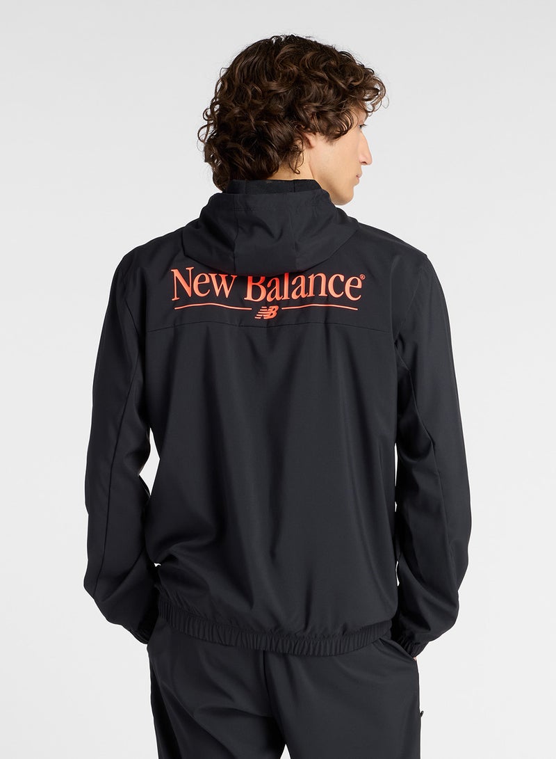 New Balance Reimagined Woven Graphic Jacket - Image 2