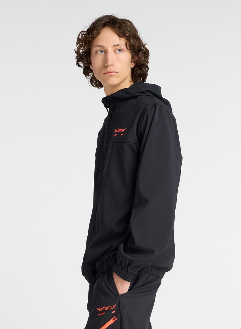 New Balance Reimagined Woven Graphic Jacket - Image 4