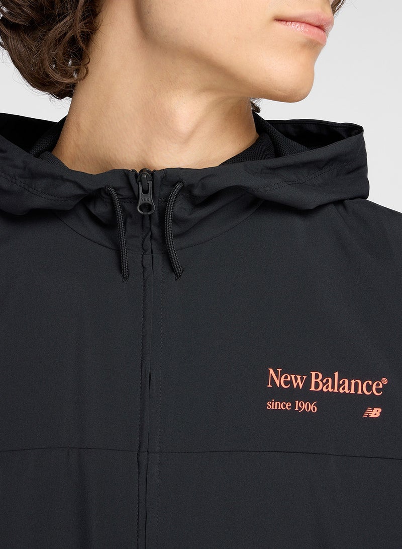 New Balance Reimagined Woven Graphic Jacket - Image 3