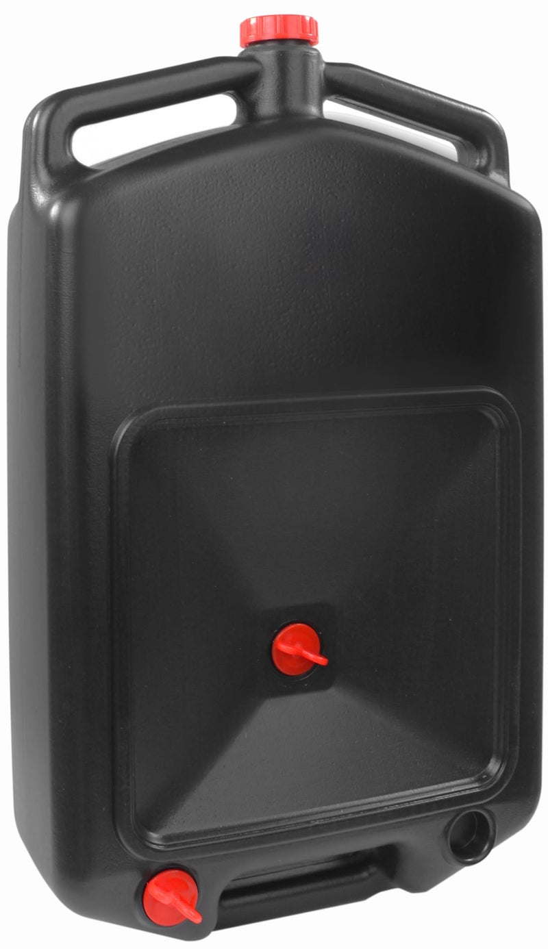 MaxWorks 50965 Low Profile 85 Quart 8 Liter Oil Drain Container fits Most ATVs Tractors Lawn mowers Motorcycles and Low Clearance Vehicles