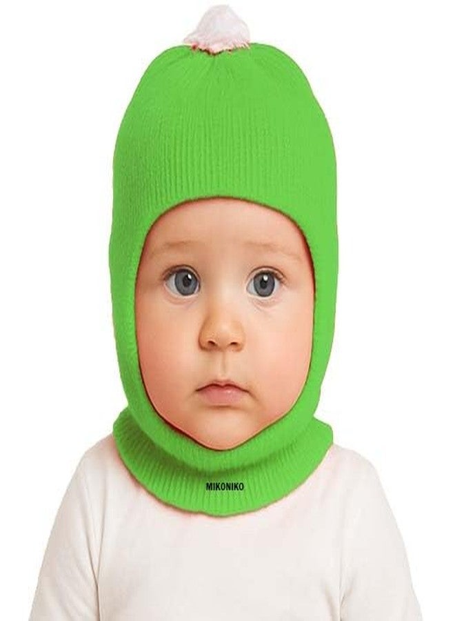 MIKONIKO Kids Comfort Colourful Winter Woollen Monkey Cap - Pack of 6 (3-4 Years) Multicolour - Image 4