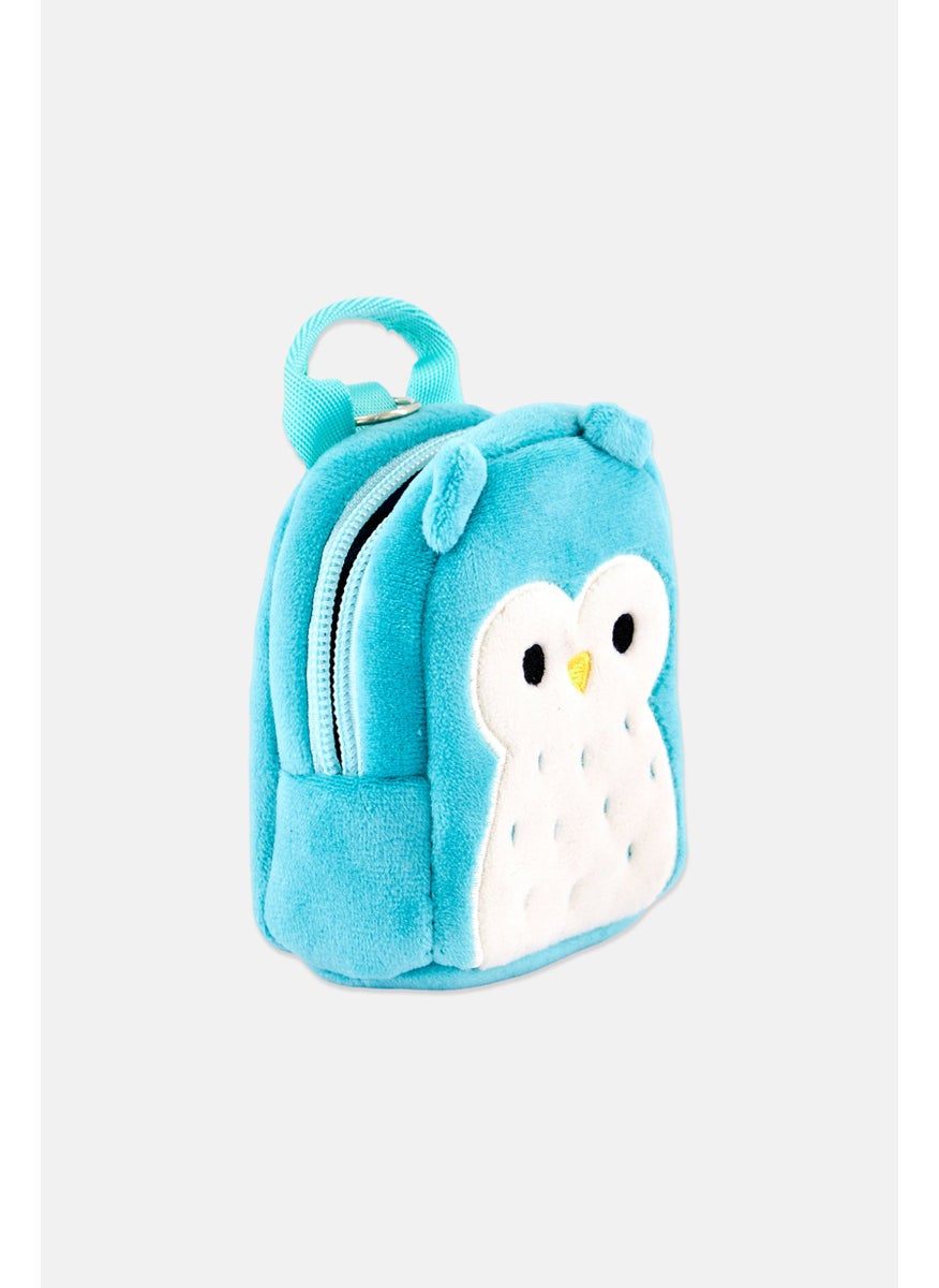 Squishmallows - Winston Plush Micro Backpack Keychain 10 H X 9 L x 5 W cm, Light Green - Image 1