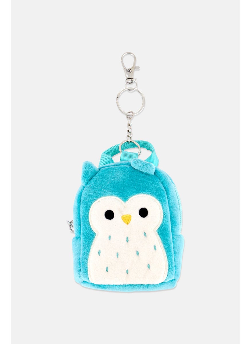Squishmallows - Winston Plush Micro Backpack Keychain 10 H X 9 L x 5 W cm, Light Green - Image 1