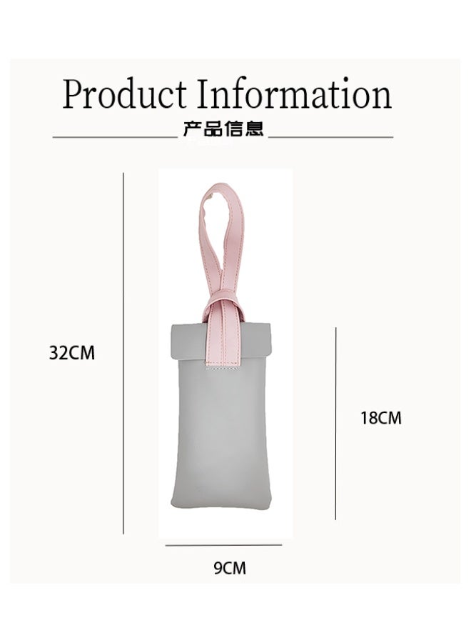 2PCS Light Soft Eyeglass Case, Leather Sunglasses Pouch, Portable and Stylish Glasses Holder for Men and Women - Image 2