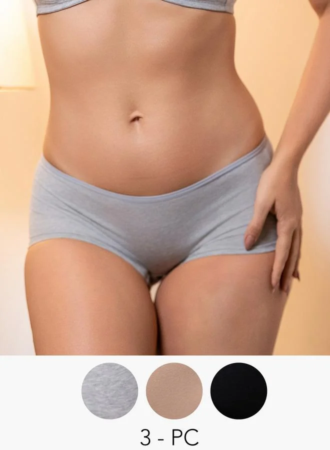 Aadaraya Set of 3 - Aadaraya Boyshorts Cotton