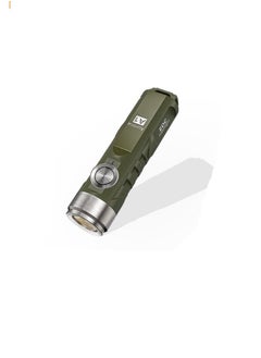 RovyVon RovyVon A1 Keychain Flashlight - 650 Lumens - 110 Meters Beam - 330mAh Battery - Type-C Charging - Military Green  - Image 1