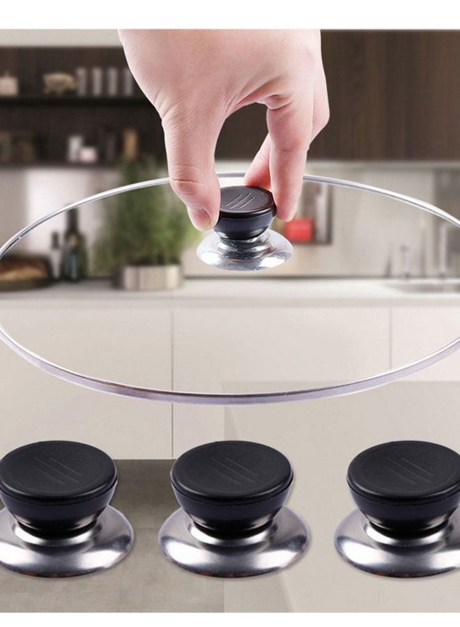 3 Pieces Kitchen Accessories Cooking Pot Lid Carrying Handle  - Image 1