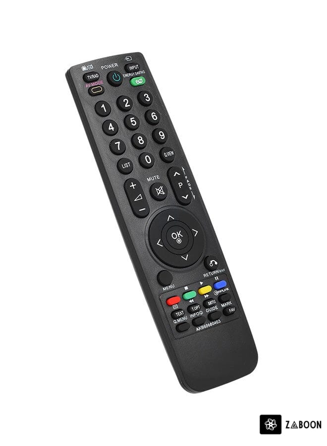 Zaboon Universal Remote Control For Television Black