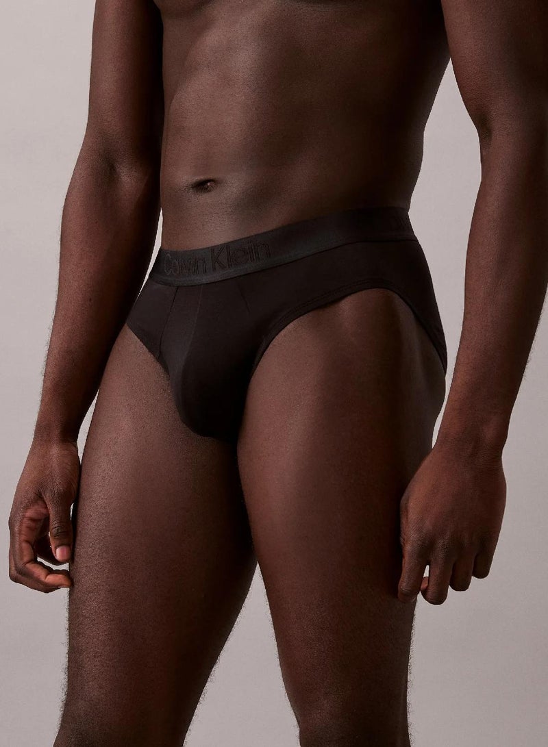 كالفن كلاين طقم سراويل داخلية من مجموعة CK Black مكون من 3 قطع - Image 4