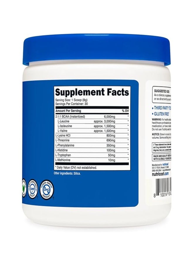 Nutricost - Eaa Powder 30 Servings Unflavored Essential Amino Acids Non-Gmo Gluten Free - Image 1
