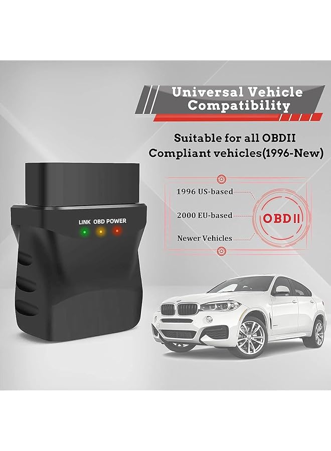 Excefore Obd2 Bluetooth 4.0 Diagnostic Scanner Code Reader For Iphone Ios Android Ipad Pc, Car Auto Obd Ii Diagnostic Scan Tool For Check Engine Lights, Stable & Fast - Image 5