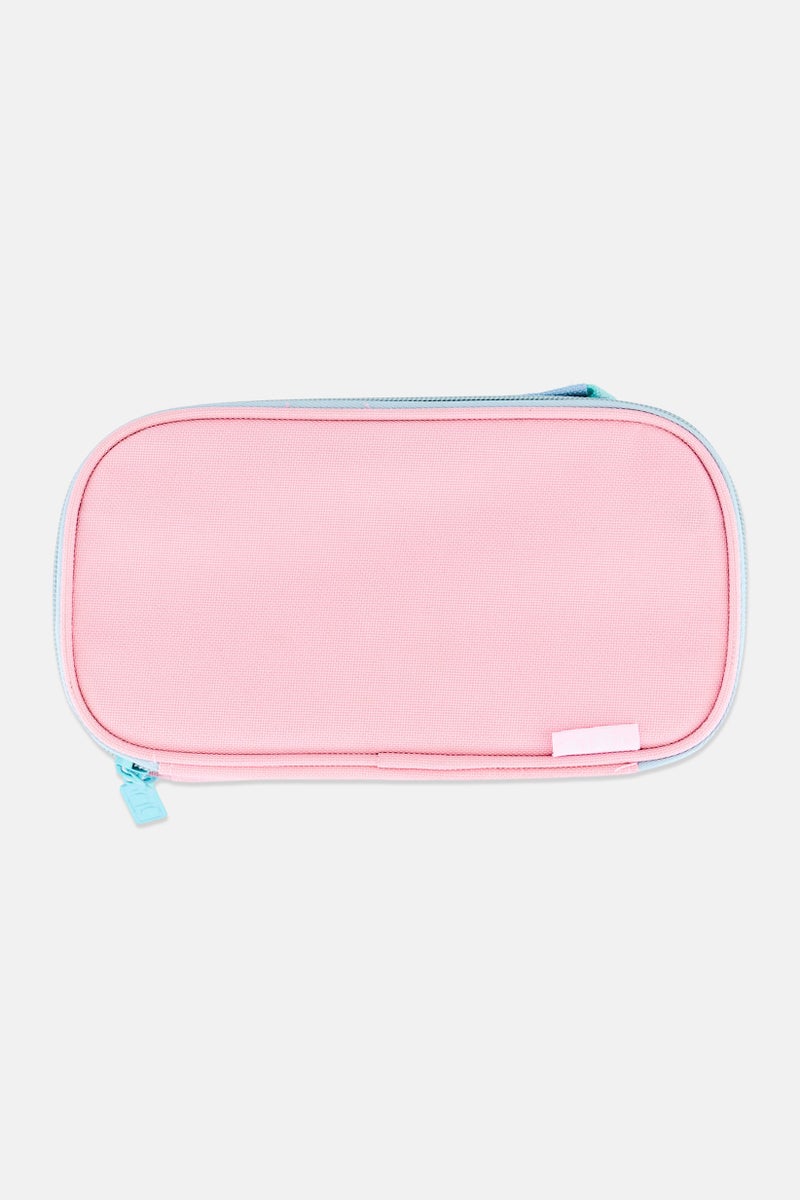 YOLO Kids Girl Graphic Print Pencil Case, Pink - Image 2