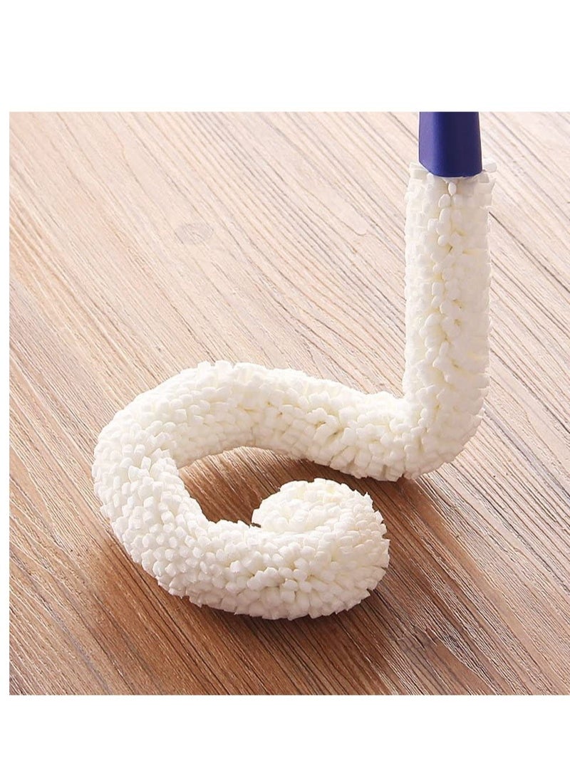 Excefore Bottle Brush Cleaner, Bendable Long Water Bottles Cleaner Brushes with Long Handle, Flexible Bottle Washer Cup Scrubber & Round Bottle Scrub Brush Set, Bottle Cleaning Brush Set - Image 5