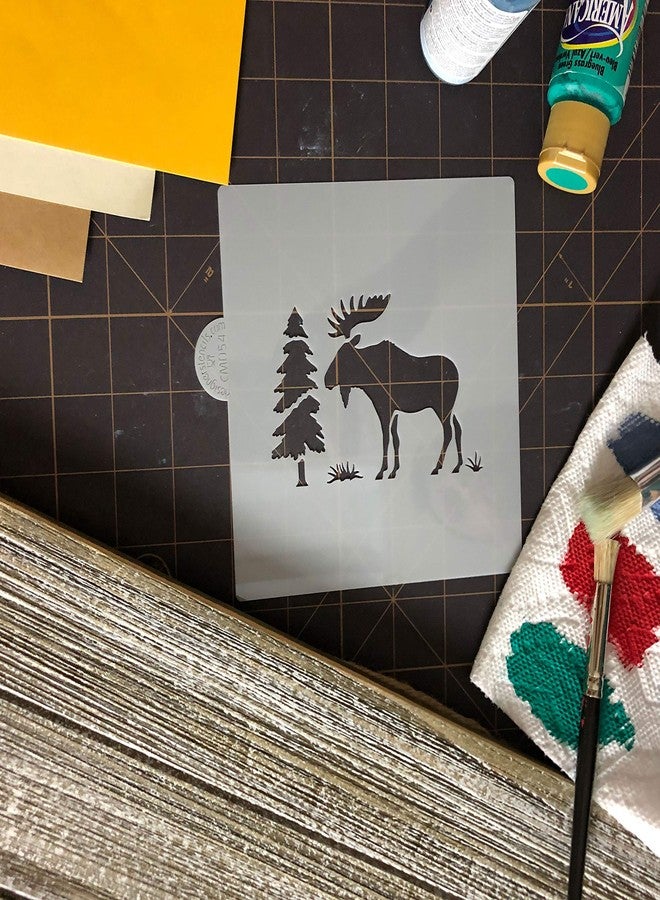 ديزاينر ستينسلز قالب كعكة وحرف يدوية على شكل موس CM054 من تصميم Designer Stencils - Image 3
