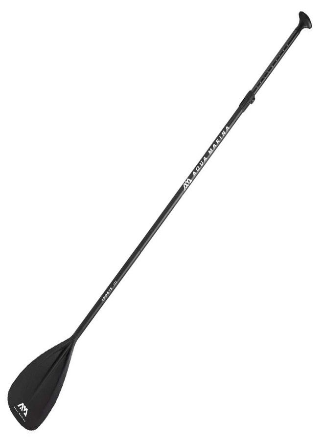 AQUA MARINA قوارب أكوا مارينا الرياضية III قابلة للتعديل من الألمنيوم قابلة للنفخ للوقوف على المجداف، أسود - Image 2