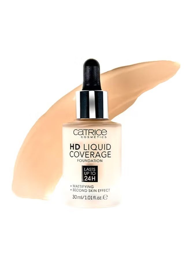 كاتريس كريم أساس HD لتغطية سائلة بيج وردي درجه 020 - Image 2