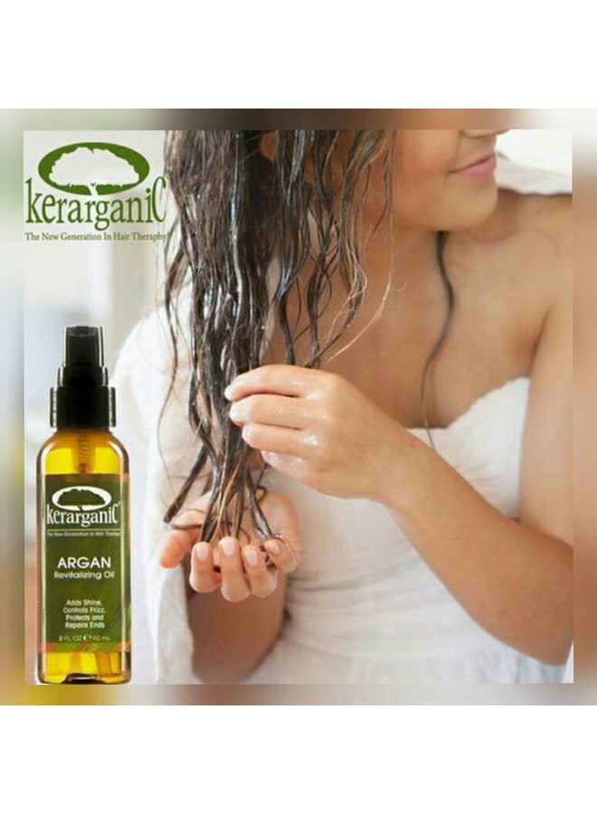 kerarganic KERATIN TREATMENT - ARGAN REVITALIZING OIL - 2OZ - Image 5