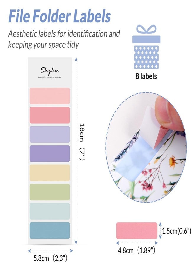 SKYDUE Expanding File Folder with 5 Pockets, Accordion File Organizer,Portable Receipt Paper Documents Organizer,Letter Size Filing Folder School Office Supplies,FreshWhite - Image 4