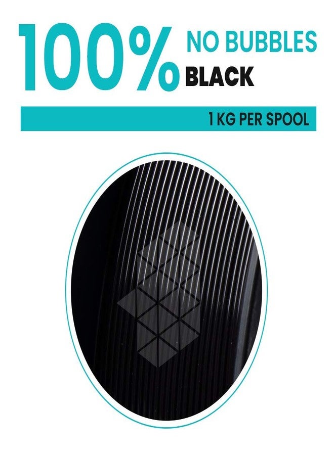 Tesseract Premium ABS 1.75mm 3D Printing Filament | Dimensional Accuracy +/- 0.03mm | Compatible with Most FDM Printers | 1 KG 3D Printer Filament - ABS Black (Quantity 1) - Image 3