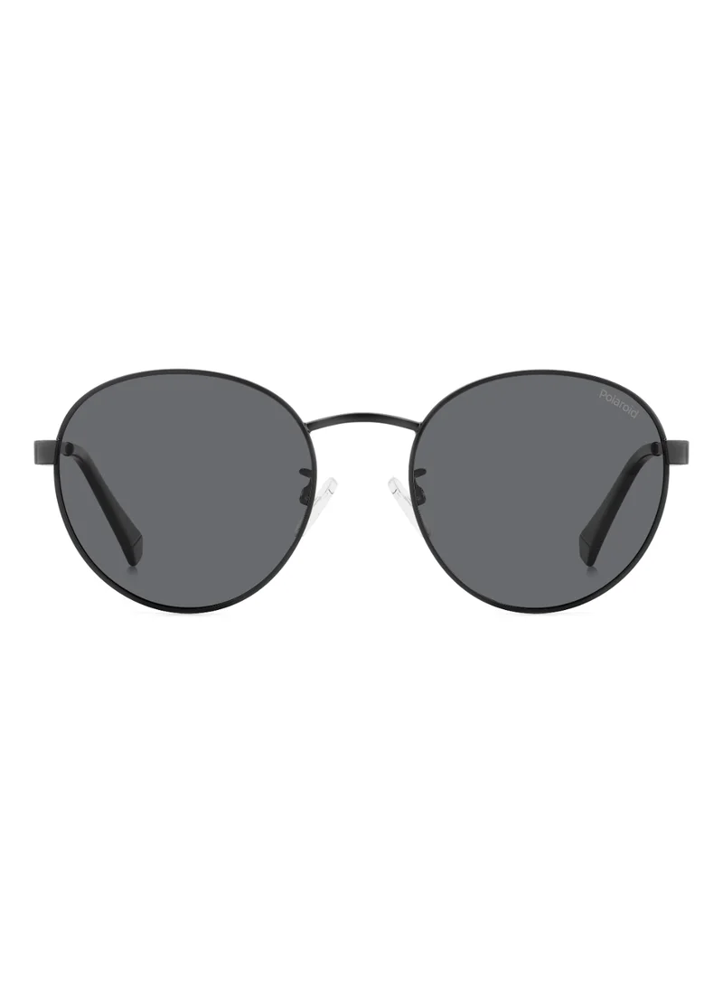 بولارويد Unisex UV Protection Sunglasses Pld 2144/G/S/X Black 48.5 - Lens Size: 52 Mm