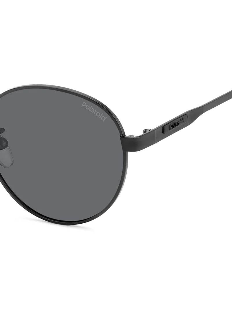 بولارويد Unisex UV Protection Sunglasses Pld 2144/G/S/X Black 48.5 - Lens Size: 52 Mm