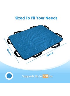 Generic Positioning Bed Pad Transfer Board Draw Sheets For Hospital Bed With Handles Patient Lift Turning Device Bed Sore Prevention Pads Home Care Assistance Products For Elderly Bedridden Disabled  - Image 2