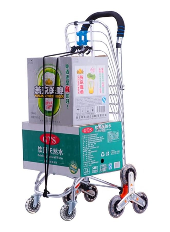 Crony 8 Wheels Dual Purpose Shopping Cart Lightweight Shopping Trolley Bag With Seat - Image 2