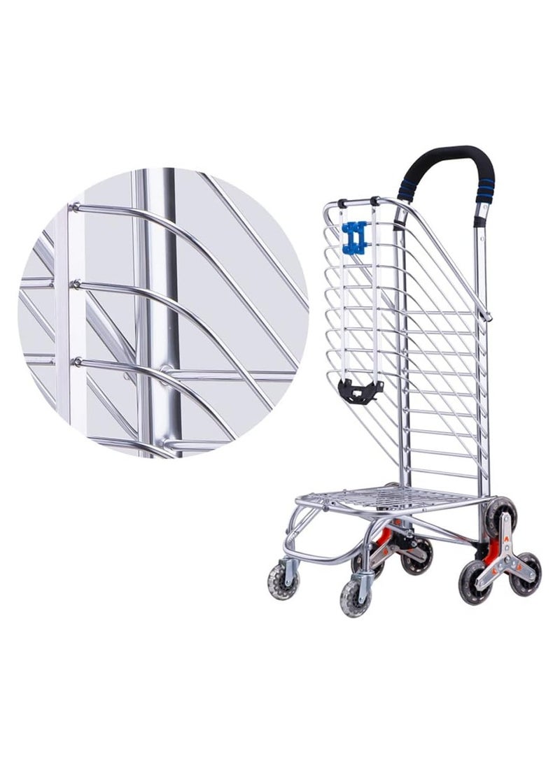 Crony 8 Wheels Dual Purpose Shopping Cart Lightweight Shopping Trolley Bag With Seat - Image 4