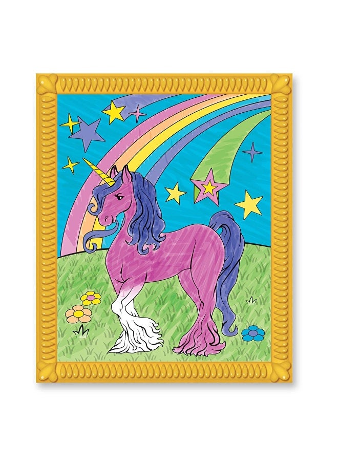 Melissa & Doug H Color By Numbers On-The-Go Coloring Pad (Pink) - Image 2