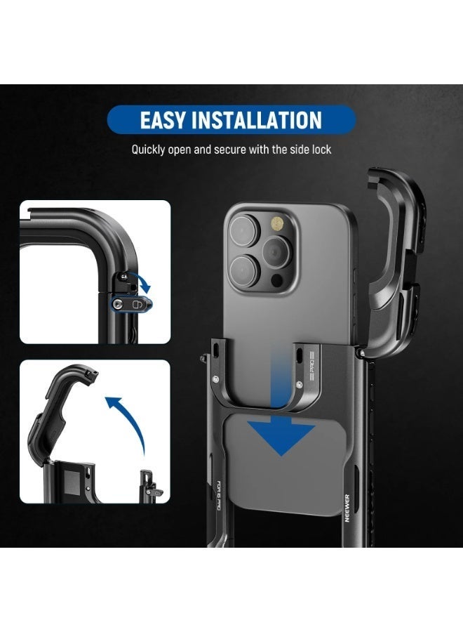 نيوير PA073 Video Rig Phone for iPhone 16 Pro - Image 5
