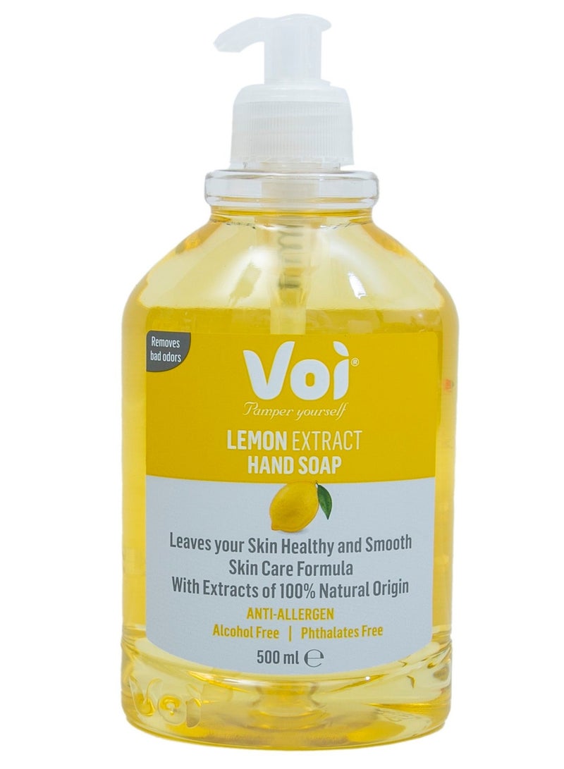 Voi Lemon Extract Hand Soap, 500 ml