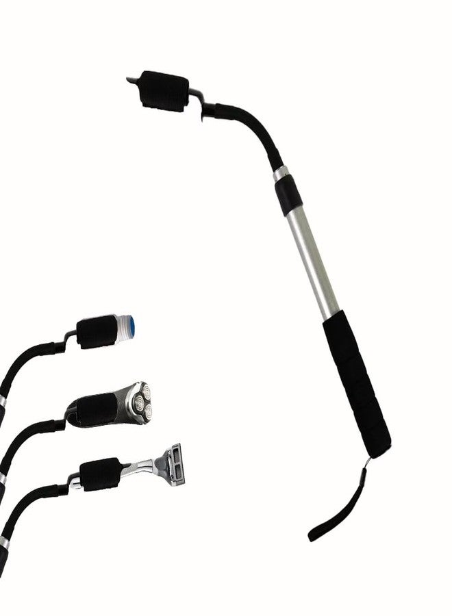 EASACE Electric Shaver Extension Handle with Adjustable Length, Bottle Extension Holder for Easy Reach,Extender Handle for Hair Brush, Multiple Functions Razor Shaver for Full Body - Image 1