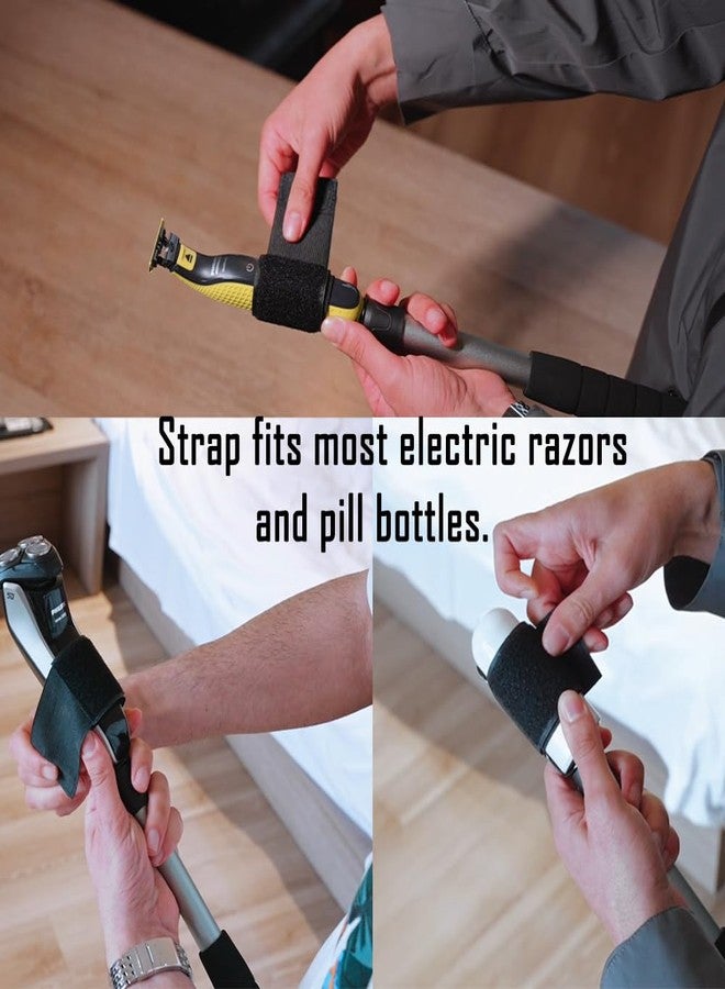 EASACE Electric Shaver Extension Handle with Adjustable Length, Bottle Extension Holder for Easy Reach,Extender Handle for Hair Brush, Multiple Functions Razor Shaver for Full Body - Image 3