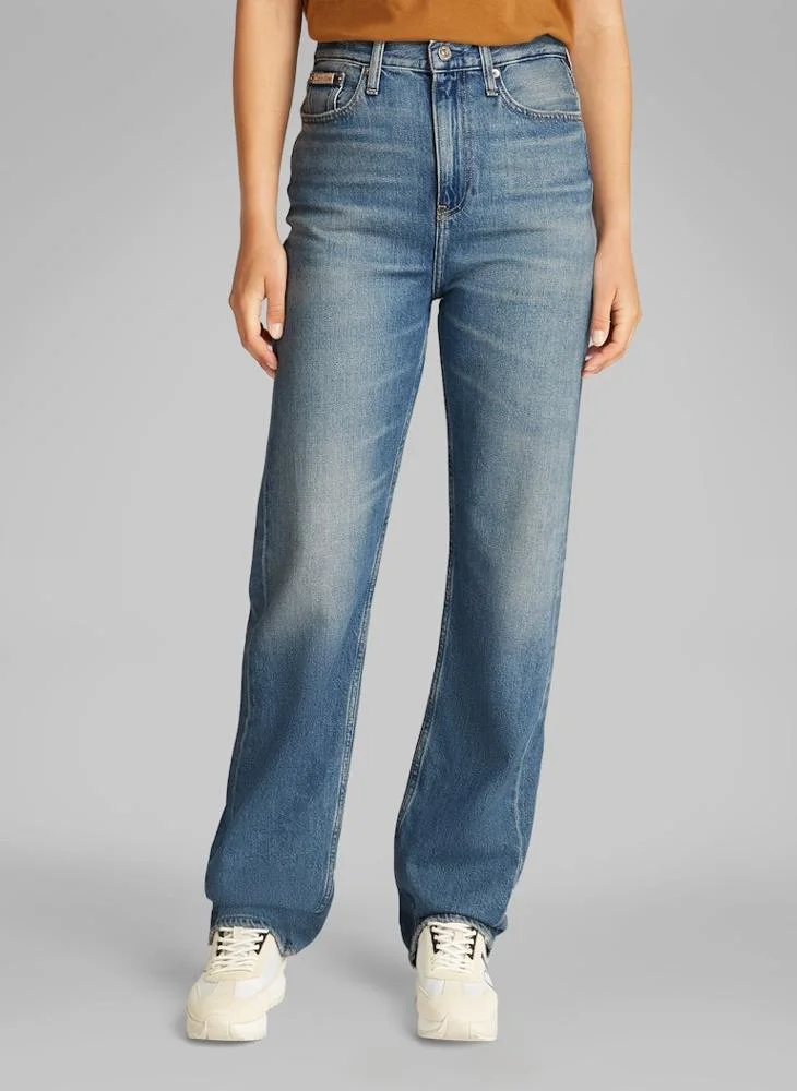 Calvin Klein Jeans Casual High Rise Straight Fit Jeans