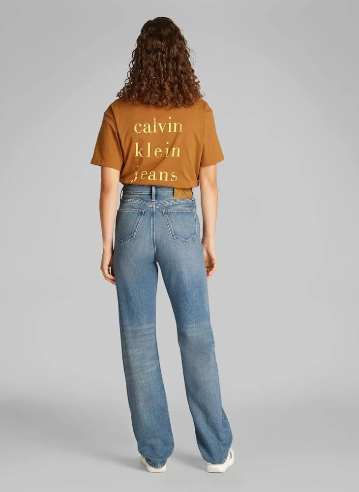 Calvin Klein Jeans Casual High Rise Straight Fit Jeans